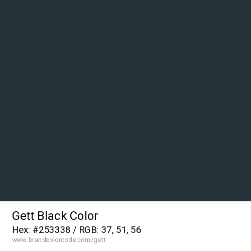 Gett's Black color solid image preview