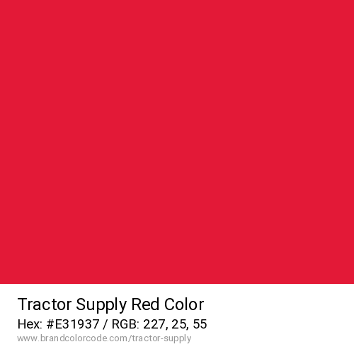 Tractor Supply's Red color solid image preview