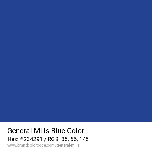 General Mills's Blue color solid image preview