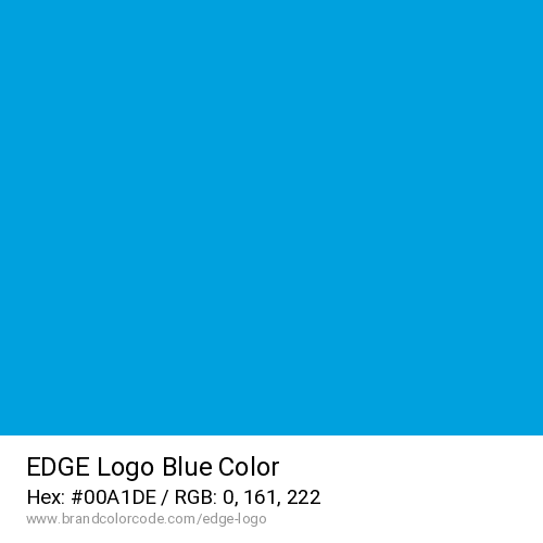 EDGE Logo's Blue color solid image preview