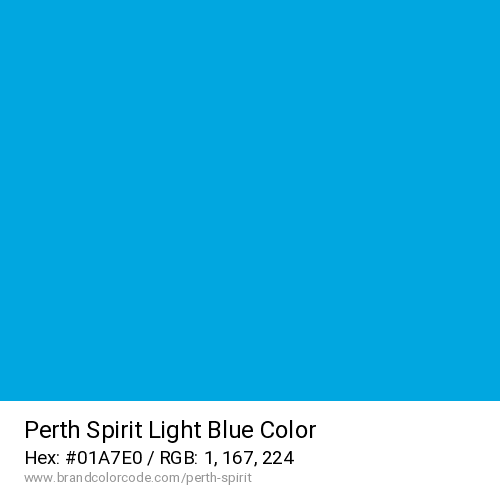 Perth Spirit's Light Blue color solid image preview