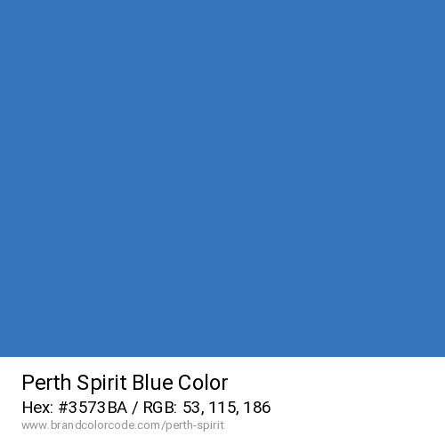 Perth Spirit's Blue color solid image preview