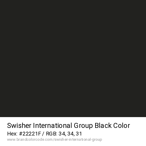 Swisher International Group's Black color solid image preview