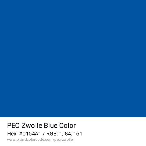 PEC Zwolle's Blue color solid image preview
