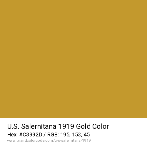 U.S. Salernitana 1919's Gold color solid image preview