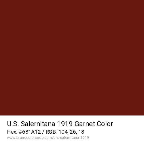 U.S. Salernitana 1919's Garnet color solid image preview