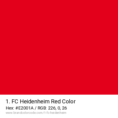 1. FC Heidenheim's Red color solid image preview