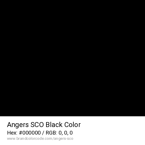 Angers SCO's Black color solid image preview