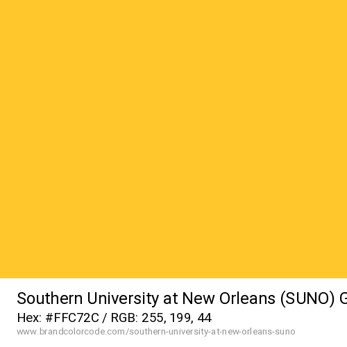 Southern University at New Orleans (SUNO)'s Gold color solid image preview