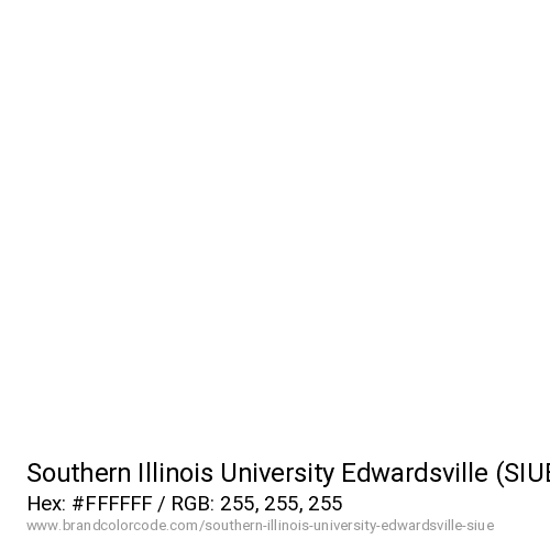 Southern Illinois University Edwardsville (SIUE)'s White color solid image preview