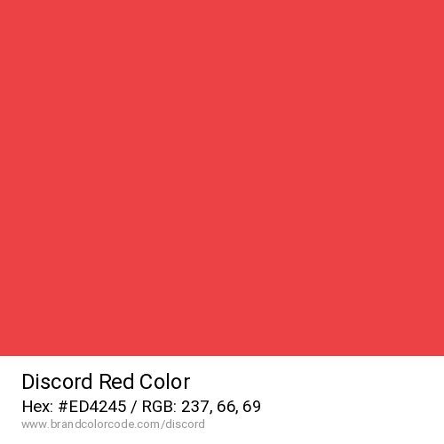Discord's Red color solid image preview