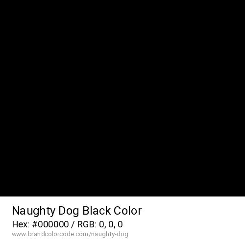 Naughty Dog's Black color solid image preview