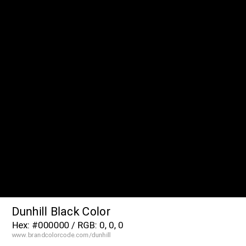 Dunhill's Black color solid image preview