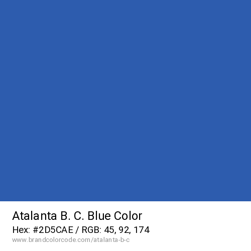 Atalanta B. C.'s Blue color solid image preview
