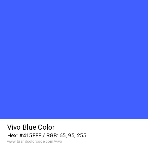 Vivo's Blue color solid image preview
