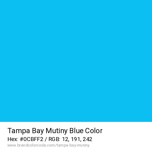 Tampa Bay Mutiny's Blue color solid image preview