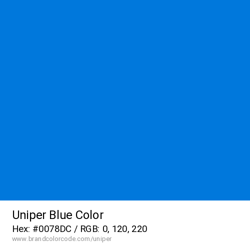Uniper's Blue color solid image preview