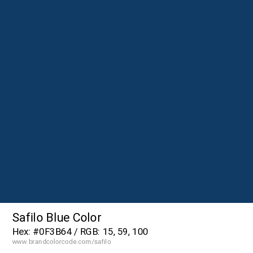 Safilo's Blue color solid image preview
