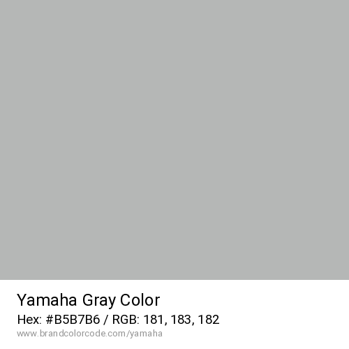 Yamaha's Gray color solid image preview