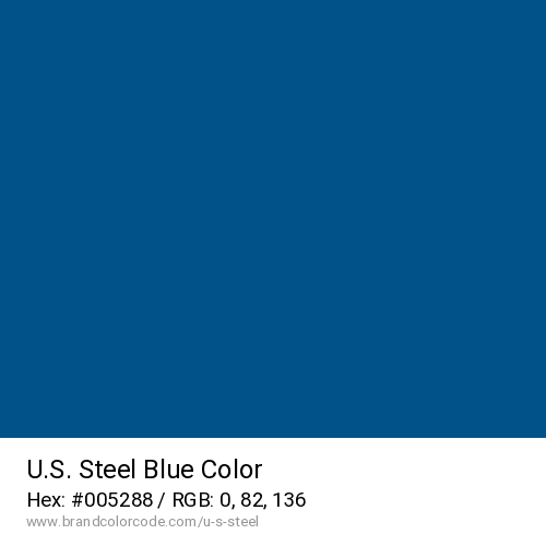 U.S. Steel's Blue color solid image preview