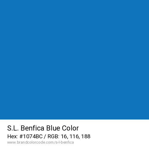 S.L. Benfica's Blue color solid image preview