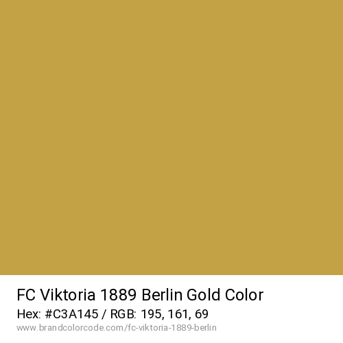 FC Viktoria 1889 Berlin's Gold color solid image preview