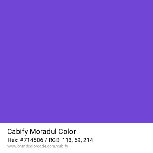 Cabify's Moradul color solid image preview