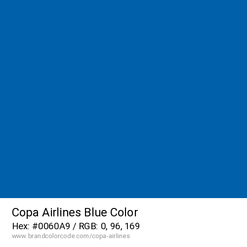 Copa Airlines's Blue color solid image preview