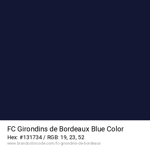 FC Girondins de Bordeaux's Blue color solid image preview