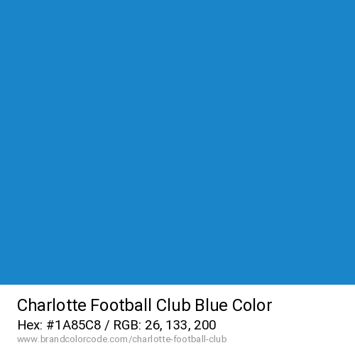 Charlotte Football Club's Blue color solid image preview