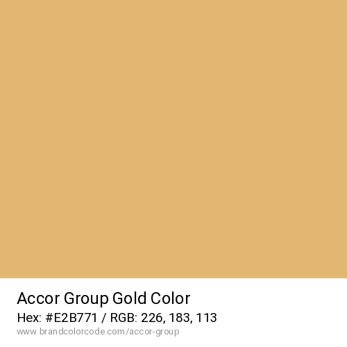 Accor Group's Gold color solid image preview