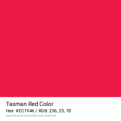 Tasman's Red color solid image preview