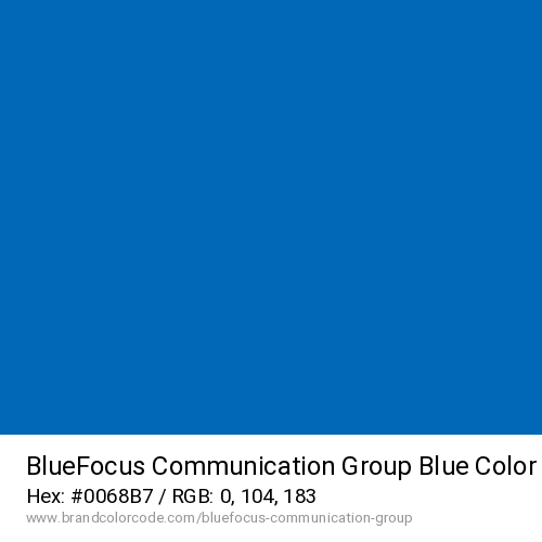 BlueFocus Communication Group's Blue color solid image preview