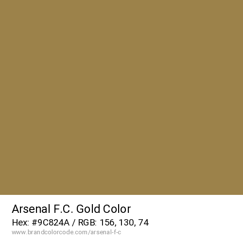 Arsenal F.C.'s Gold color solid image preview