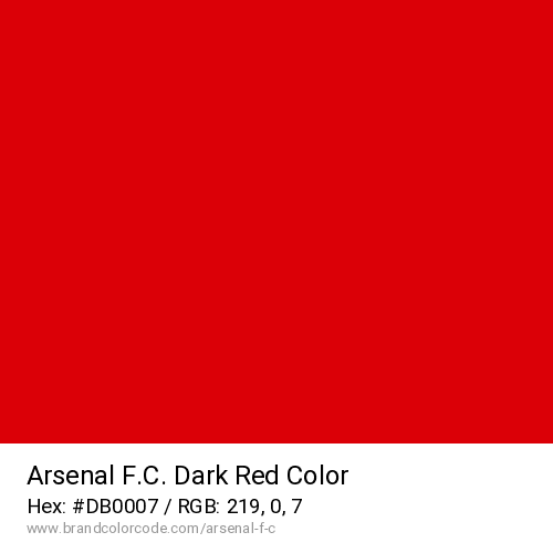 Arsenal F.C.'s Dark Red color solid image preview