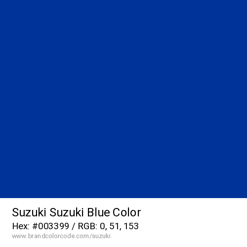 Suzuki's Suzuki Blue color solid image preview