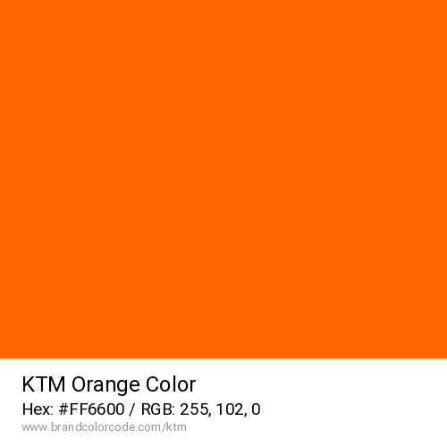 KTM's Orange color solid image preview