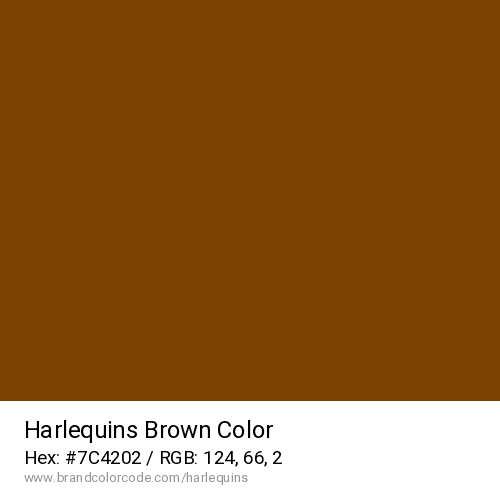 Harlequins's Brown color solid image preview