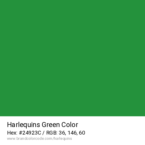 Harlequins's Green color solid image preview