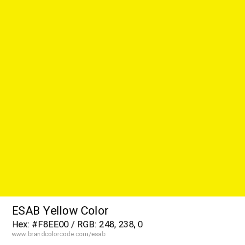 ESAB's Yellow color solid image preview