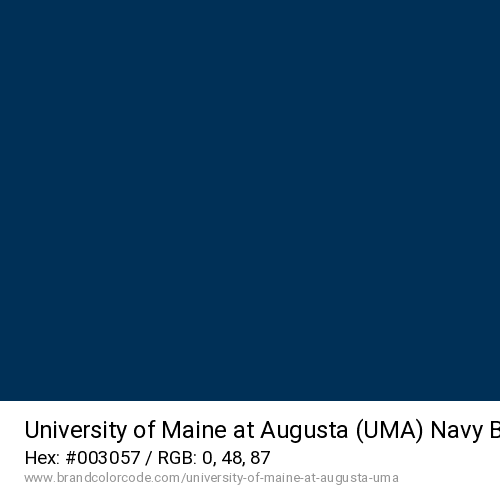 University of Maine at Augusta (UMA)'s Navy Blue color solid image preview