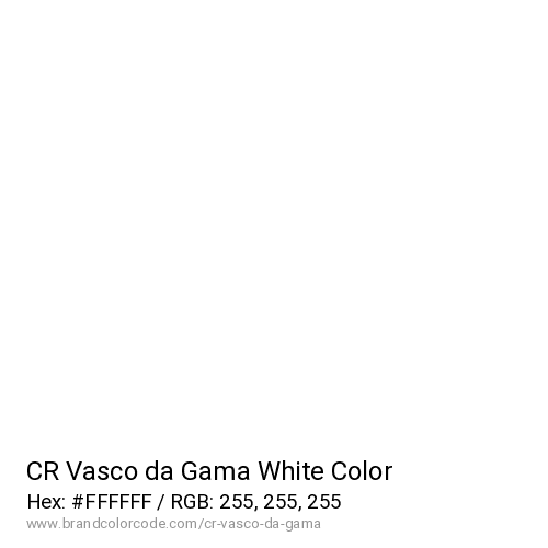 CR Vasco da Gama's White color solid image preview