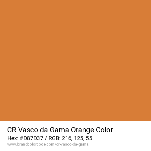 CR Vasco da Gama's Orange color solid image preview