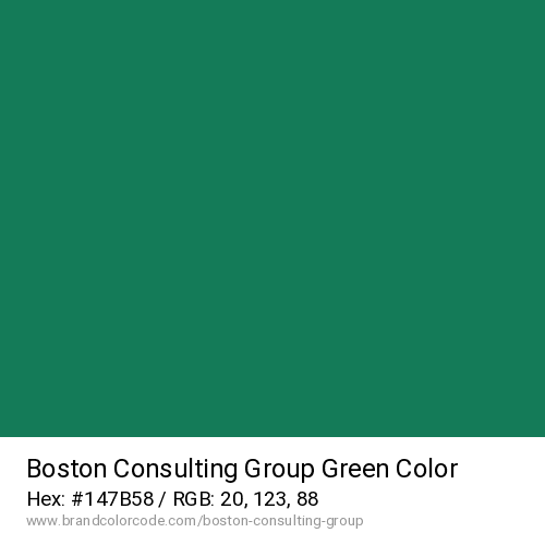 Boston Consulting Group's Green color solid image preview