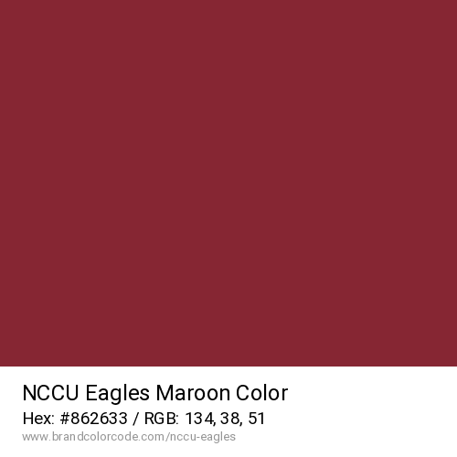 NCCU Eagles's Maroon color solid image preview