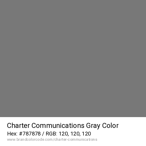 Charter Communications's Gray color solid image preview