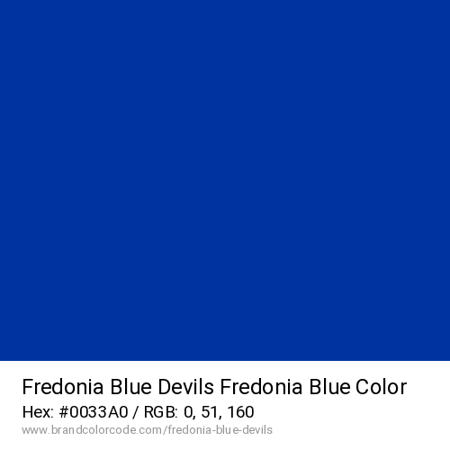 Fredonia Blue Devils's Fredonia Blue color solid image preview