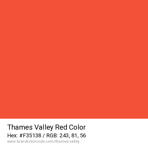 Thames Valley's Red color solid image preview