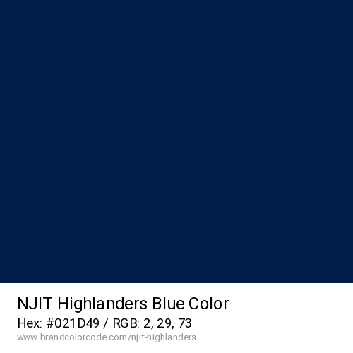NJIT Highlanders's Blue color solid image preview