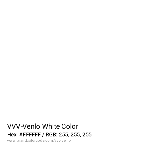 VVV-Venlo's White color solid image preview